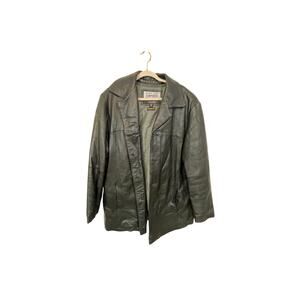 Pelle Studio Black Leather Jacket Men’s Vintage XL Grunge Emo Biker Western